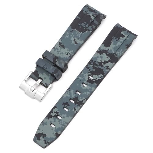 LCHJX Gekrümmt kein Gap Gummi -Gurt für Omega Speedmaster Uhren Ersatz Band Frauen 20mm Uhrenband LCHJX Gekrümmt kein Gap Gummi -Gurt für Omega Speedmaster Uhren Ersatz Band Frauen 20mm Uhrenband von LCHJX