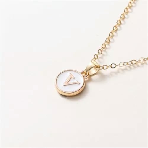 LCHJX Metall AZ 26 Englische Buchstaben Alphabet Initialen Anhänger Halskette Frauen Männer Geschenk-i LCHJX Metall AZ 26 Englische Buchstaben Alphabet Initialen Anhänger Halskette Frauen Männer Geschenk-i von LCHJX