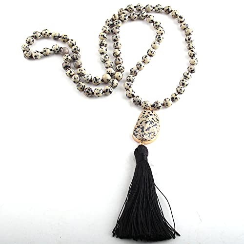LCHJX Mode böhmische Stammesschmuck natürliche Steine Langknotete Mondstein Quasten Halsketten Frauen Halskette LCHJX Mode böhmische Stammesschmuck natürliche Steine Langknotete Mondstein Quasten Halsketten Frauen Halskette von LCHJX