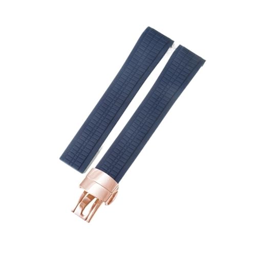 LCHJX Silikon Uhrengurt für Silikon Uhrengurt Herren Granate 5164 5167 Original schwarzer Sportgummi -Uhrband 21mm von LCHJX