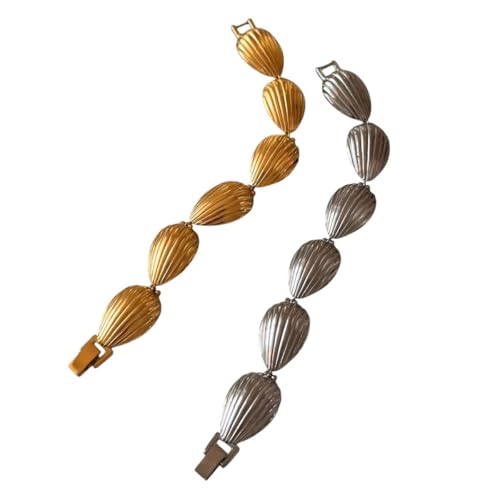 NEU 2025 UNISEX -FETINLE STELL TITANIUM STAHL STAHL Präzision poliertes Muschel Charme Armband für Frauen Vintage Ocean Bangle Mode Ästhetik Schmuck Trendy Accessoires kreatives Geschenk für Frauen NEU 2025 UNISEX -FETINLE STELL TITANIUM STAHL STAHL Präzision poliertes Muschel Charme Armband für Frauen Vintage Ocean Bangle Mode Ästhetik Schmuck Trendy Accessoires kreatives Geschenk für Frauen von LCHJX