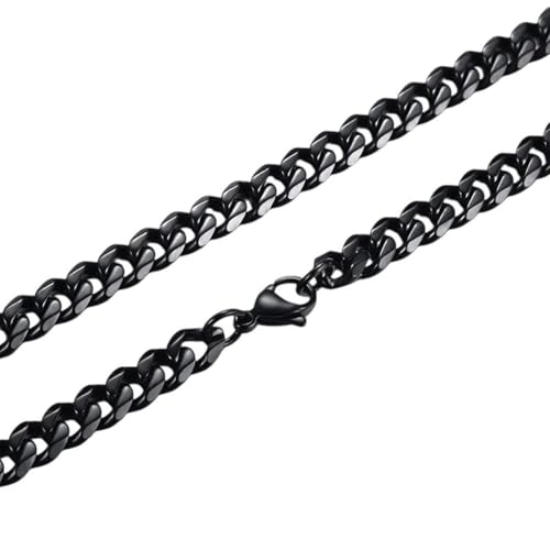 NEU 2025 UNISEX MEN MEN Cuban Chain Choker 3 bis 7 mm Edelstahl Halskette für Schmuck Modetrendy -Accessoires kreatives Geschenk für Frauen und Männer von LCHJX