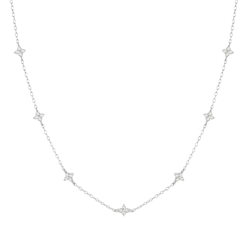 NEU 2026 UNISEX 925 STERLING SILVER SLANDS SCHLAUBLICH LUCHT Vierblättere Halsketten für Frauen exquisit von LCHJX