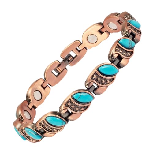 NEU 2026 UNISEX PURE KOPPER TURKISION BRACET BRAGEMITISCHEN BRAKEILE ENDORATION JUDELY Luxus mit für Sie Accessoires Trendy Kreativ für Frauen und Männer von LCHJX