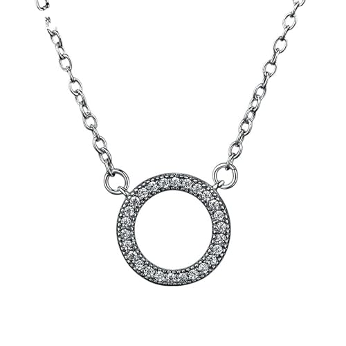 Neu 2025 5 heiß für Stil 100% Real 925 Sterling Silber Lucky Romantic Anhänger Halsketten für Frauen Sterling-Silber-Decoration Schmuck Gedenkfleisch mit Ihrem Accessoires Trendy Best für Geschenk von LCHJX