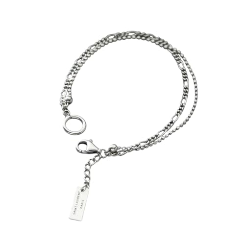 Neue Vintage Doppelschicht Armband 2025 925 Sterling Silber Vintage für Frauen Armbänder Link Kette Schmuck Geburtstag Dekorationen Neue Vintage Doppelschicht Armband 2025 925 Sterling Silber Vintage für Frauen Armbänder Link Kette Schmuck Geburtstag Dekorationen von LCHJX