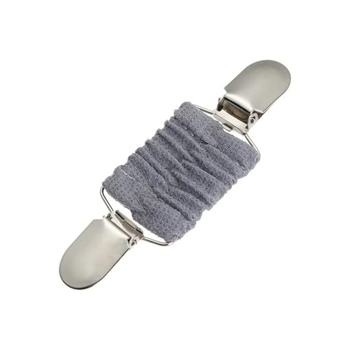 Hemd Clips 1 Stück Frauen Fit Kleid Cinch Clips Strickjacke Pullover Bluse Schal Clips Hemd Kragen Ente Clip Verschlüsse Charme DIY Schnalle Zubehör(Gun Metal) von LCKKJHG