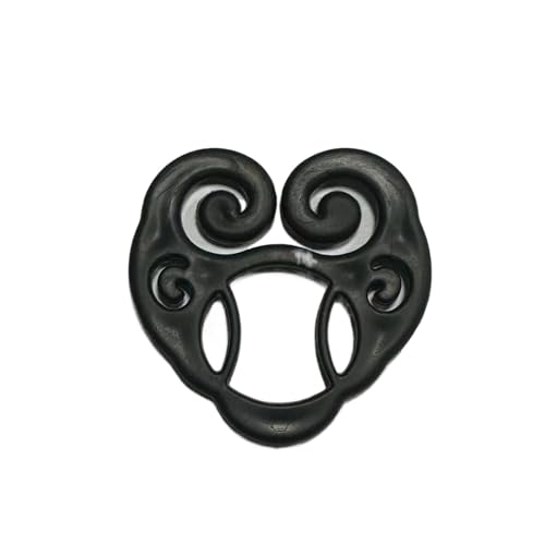 Hemd Clips Kleiderclips Rückengurt for Frauen Versteckte Kleidungsclips Taillenmiederclips(Black B 5PCS) von LCKKJHG