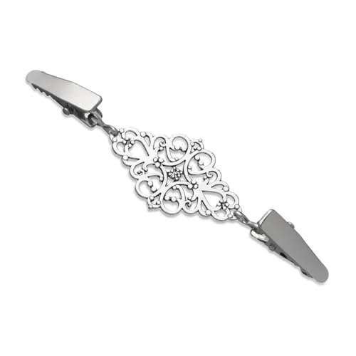 Hemd Clips Legierung Strickjacke Clip Geometrische Anti Slip Schal Clip Schnalle Kragen Clip(Color-05-1) von LCKKJHG