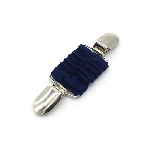 Hemd Clips Pullover Clip Elastische Taille Clip Damen Anti-licht Schnalle Elastische Schal Clip Brosche(Dark Blue) von LCKKJHG