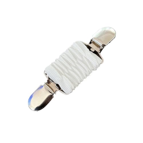 Hemd Clips Pullover Clip Elastische Taille Clip Damen Anti-licht Schnalle Elastische Schal Clip Brosche(White) von LCKKJHG