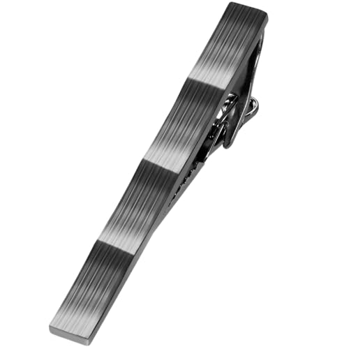 Krawattenklammer 2,3-Zoll-Krawattenklammer for Herren, Metallton, einfacher Stangenverschluss, praktischer Krawattenverschluss, passend for formelle Business-Krawattenklammern for Herren von LCKKJHG