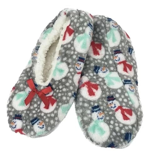 LCKKJHG Hausschuhe Socken Frauen Fuzzy Socke Winter Warm Dinosaurier Schneemann Bequem Schlafen Weichen Weiblichen Plüsch Rutschfesten Griff Thermische Kurze Boden Hausschuhe Socke(Flower) von LCKKJHG