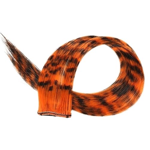 LCKKJHG Synthetische 18" Federn Haarspange in einteiliger Haarverlängerung DIY buntes Haarteil for schöne Mädchen FüR MäDchen Cosplay(3) von LCKKJHG