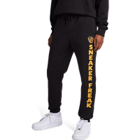 LCKR Badge Herren Hosen - Schwarz - Größe XL - Baumwoll-Fleece von LCKR