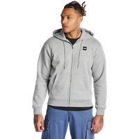 LCKR Embroidered Hooded Herren Kapuzenpullover - Grau - Größe XS - Baumwoll-Fleece von LCKR