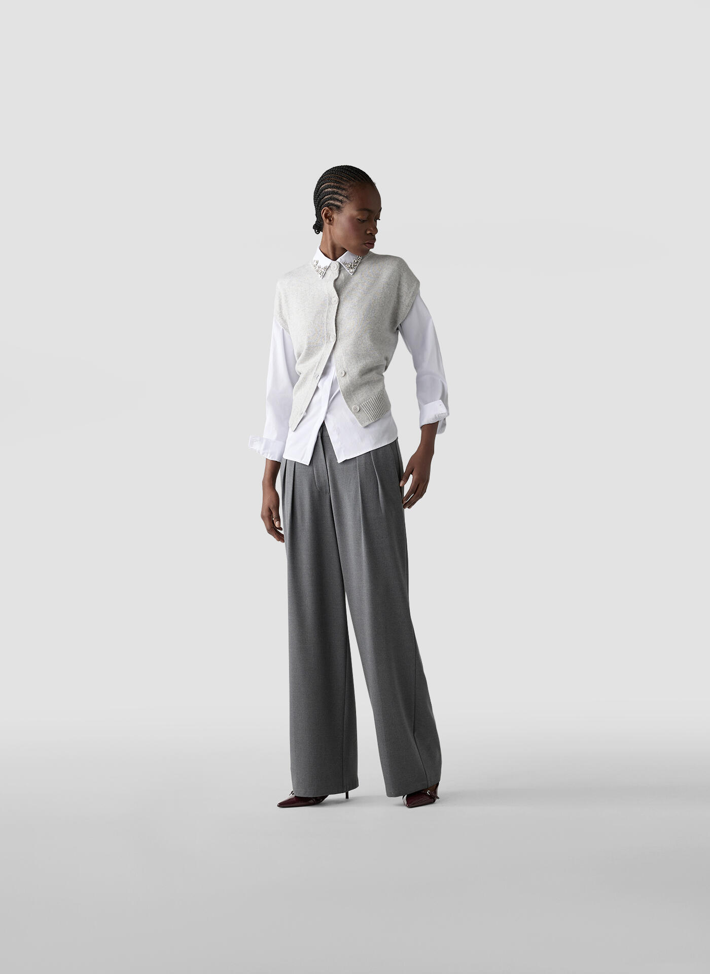 LCMT - Bordeaux Glow perlgrau mel - Gr. - 42 von LCMT