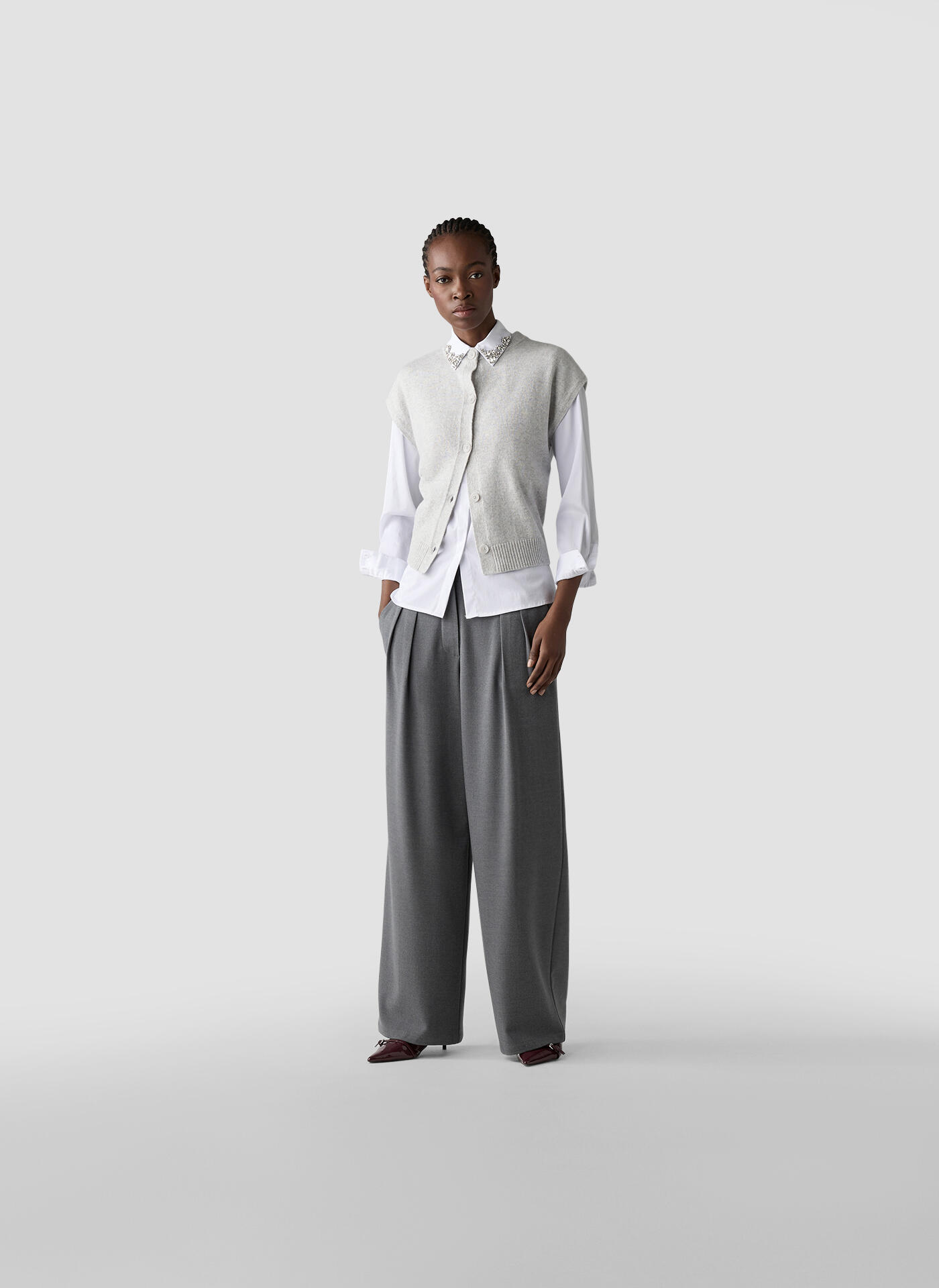 LCMT - Bordeaux Glow steingraumel - Gr. - 44 von LCMT