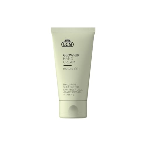 LCN Glow-Up Hand Cream 50ml - feuchtigkeitsspendend, Traubenkernöl, Hyaluronsäure von LCN