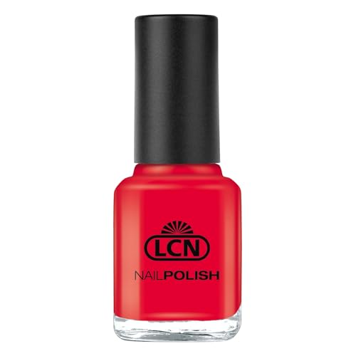 LCN Nail Polish "Birthday Bash" 8ml (Nr. 870-tropical glow (sommerrot), 8ml) von LCN