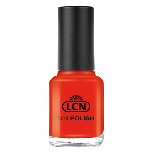 LCN Nail Polish "Birthday Bash" 8ml (Nr. 873-heatwave hibiscus (orange rot), 8ml) von LCN