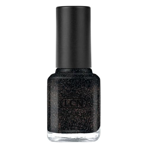 LCN Nail Polish "Rouge" 8ml (Nr. 857-rouge rush(schwarz mit rotem Glitter), 8 ml) von LCN