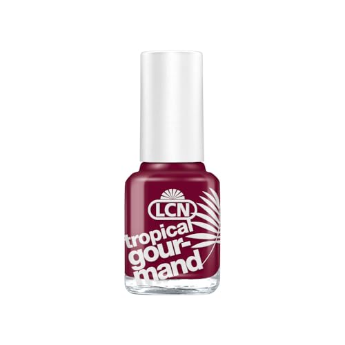 LCN Trend Nail Polish Nagellack "Tropical Gourmand" 8ml (Nr. 826-juicy passion fruit (dunkelrot)) von LCN