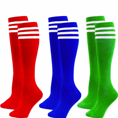 LCPQMZGH Halloween Kostüme Zubehör 3 Paar Streifenhörnchen Kostüm Socke Damen Klassische Kniehohe Gestreifte Socken für Halloween Party Cosplay Kostüm LCPQMZGH Halloween Kostüme Zubehör 3 Paar Streifenhörnchen Kostüm Socke Damen Klassische Kniehohe Gestreifte Socken für Halloween Party Cosplay Kostüm von LCPQMZGH