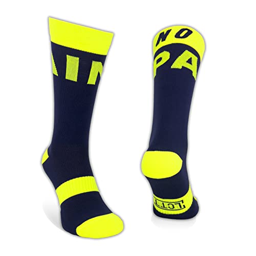 LCTT Lange Sportsocken für Rennrad, MTB, Laufen und Crossfit für Männer und Frauen, Spaß und Farbenfroh für Wandern, Laufen, Fitnessstudio - Technische Kompressionssocken aus Phosphorit für den Sport. von LCTT