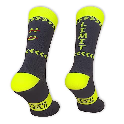 LCTT Lange Sportsocken für Rennrad, MTB, Laufen und Crossfit für Männer und Frauen, Spaß und Farbenfroh für Wandern, Laufen, Fitnessstudio - Technische Kompressionssocken aus Phosphorit für den Sport. von LCTT