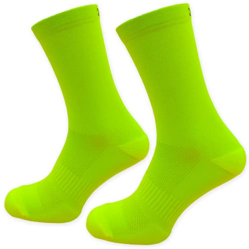 LCTT Lange Sportsocken für Rennrad, MTB, Laufen und Crossfit für Männer und Frauen, Spaß und Farbenfroh für Wandern, Laufen, Fitnessstudio - Technische Kompressionssocken aus Phosphorit für den Sport. von LCTT