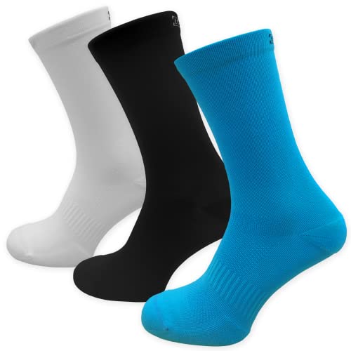 LCTT Lange Sportsocken für Rennrad, MTB, Laufen und Crossfit für Männer und Frauen, Spaß und Farbenfroh für Wandern, Laufen, Fitnessstudio - Technische Kompressionssocken aus Phosphorit für den Sport. von LCTT