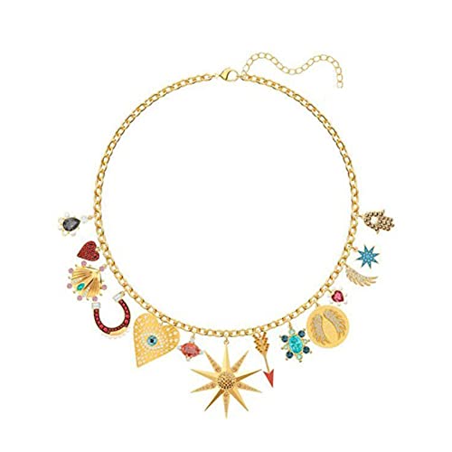 LCUK 2021 SWA NEU Modeschmuck. Die Elemente. Tennis Deluxe Halskette Charm Crystal Women All-Match Romantisches Geschenk für Frauen von LCUK