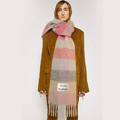 Winterschals für Frauen Warm Wraps Lady Pure Blanket Kaschmir Schal Halsband von LCUK