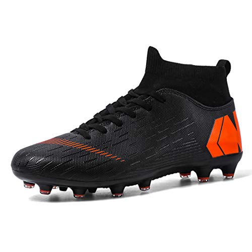 LCXAX Fußballschuhe Herren/Jungen High Top Stollen Spikes Cleats Athletics Trainingsschuhe Für Trainingsschuhe Männer Fussballschuhe Professionelle Football Schuhe von LCXAX