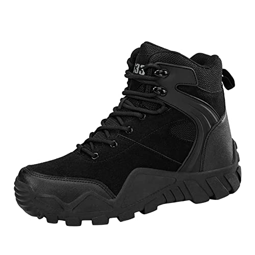 Barfussschuhe Herren Bequeme Breite Bergschuhe Wanderschuhe Wanderstiefel Motorrad Wasserdicht Trekkingschuhe Sicherheitsschuhe rutschfeste Trekking Schuhe Winter Leicht Hiking Shoes Outdoor Schuhe von LCpddajlspig