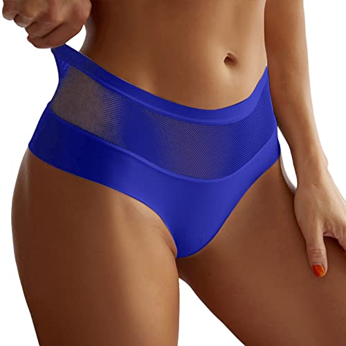 Damen Unterhosen Set Baumwolle Sexy Sport Nahtlos Hipster Große Größen Panties Weich String Spitze mit Spitze Tanga Unterwäsche Atmungsaktiv Softfeeling High Waist Hohe Taille Slips Höschen von LCpddajlspig