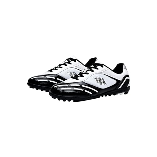 Fussballschuhe Gr 25, Fussballschuhe Jungen Stollenschuhe Fußball Kinder Multinocken Fußballschuhe Multinoppenschuhe Fussball Breite Füße Football Shoes Fusballschuhe Größe 28-42 von LCpddajlspig