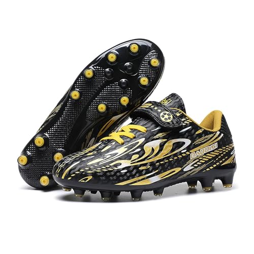 Fussballschuhe Jungen: Stollenschuhe Fußball Kinder Multinocken Multinoppenschuhe Fussball Breite Füße Fußballschuhe Sportschuhe Breit Geschnittene Football Shoes Laufschuhe Fusballschuhe von LCpddajlspig