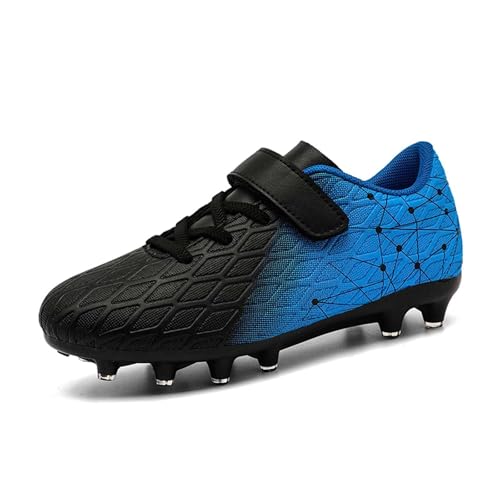Fussballschuhe Kinder 35 Jungen, Fussballschuhe Jungen Stollenschuhe Fußball Kinder Multinocken Fußballschuhe Football Shoes Breite Füße Multinoppenschuhe Fussball Soccer Shoes Größe 28-42 von LCpddajlspig
