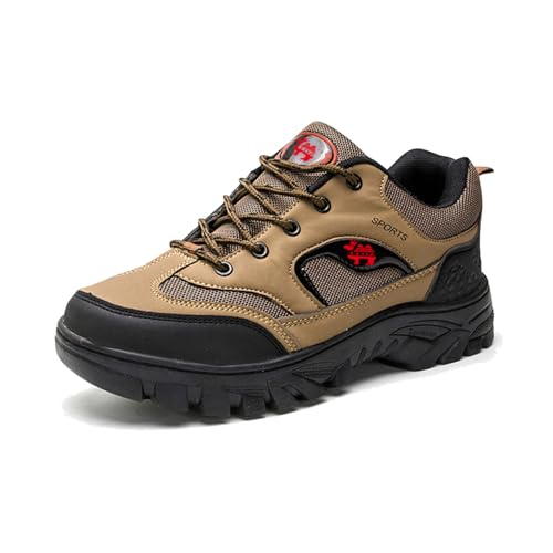 Herren Trekkingschuhe, Trekkingschuhe Herren Wasserdicht Sneaker Hiking Shoes Outdoor Schuhe Breite Füße Atmungsaktiv Walkingschuhe rutschfeste Bergschuhe Trailrunning Bergschuhe Sportschuhe 41 von LCpddajlspig
