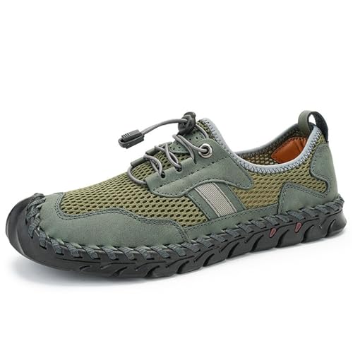 Herren Trekkingschuhe, Wanderschuhe Herren Wasserdicht Sneaker Walkingschuhe Bergschuhe Trekking Hiking Shoes Trailrunning Bergschuhe Atmungsaktiv Outdoor Schuhe Breite Füße Sportschuhe 42 von LCpddajlspig