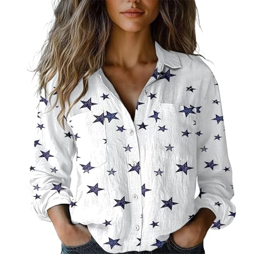 Italienische Mode Damen, Boho Bluse Damen Vintage Boho Style Blumen Bluse Ausgefallene Blusen Strandhemd V-Ausschnitt Langarmshirts Blusenshirt Langarm Bohemian Kleidung Tops SommerWeiße M von LCpddajlspig