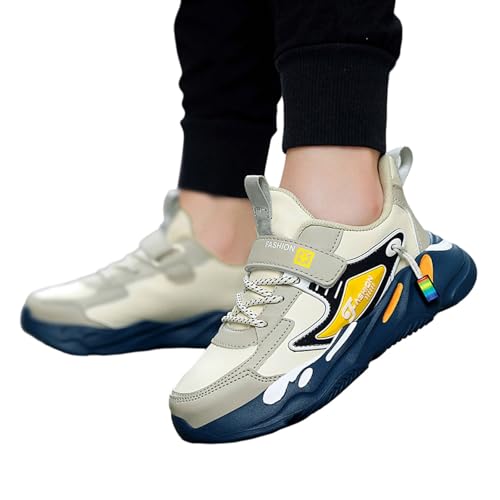 Kinder Schuhe Jungs, Turnschuhe Jungen Sportschuhe Laufschuhe Kinderschuhe Sports & Outdoor Sneaker Kinder Atmungsaktiv Mesh Hallenschuhe Hallenturnschuhe Mit Klettverschluss Sport Schuhe Jungs Beige Kinder Schuhe Jungs, Turnschuhe Jungen Sportschuhe Laufschuhe Kinderschuhe Sports & Outdoor Sneaker Kinder Atmungsaktiv Mesh Hallenschuhe Hallenturnschuhe Mit Klettverschluss Sport Schuhe Jungs Beige von LCpddajlspig