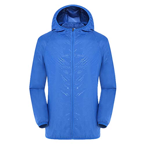 LCpddajlspig Damen Regenjacke Grosse Groessen Leichte Wasserdicht Atmungsaktiv Fahrrad Übergangsjacke Lang Outdoorjacke Windbreaker Windjacke von LCpddajlspig