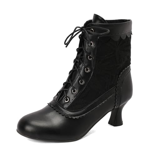 LCpddajlspig Damen Stiefeletten Schwarz, Stiefeletten Damen Mit Absatz, Damenstiefeletten Stiefelette Chelsea Lederstiefel Ankle Boots Plateau Damenstiefel Leder Stiefel Weiter Schaft LCpddajlspig Damen Stiefeletten Schwarz, Stiefeletten Damen Mit Absatz, Damenstiefeletten Stiefelette Chelsea Lederstiefel Ankle Boots Plateau Damenstiefel Leder Stiefel Weiter Schaft von LCpddajlspig