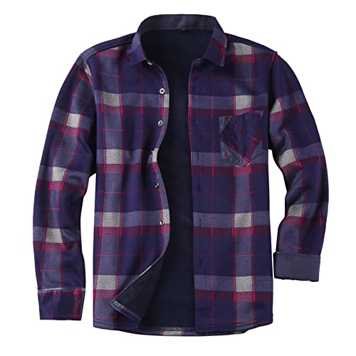 LCpddajlspig Herren-Flanellhemd: Cord Hemd Herren Gefüttert Flanellhemd-Thermohemd Arbeitshemd Karohemd Trachtenhemd-Holzfällerhemd Langarm Cordhemd Hemdjacke Winter Hemd Jagdhemd Herrenhemden LCpddajlspig Herren-Flanellhemd: Cord Hemd Herren Gefüttert Flanellhemd-Thermohemd Arbeitshemd Karohemd Trachtenhemd-Holzfällerhemd Langarm Cordhemd Hemdjacke Winter Hemd Jagdhemd Herrenhemden von LCpddajlspig