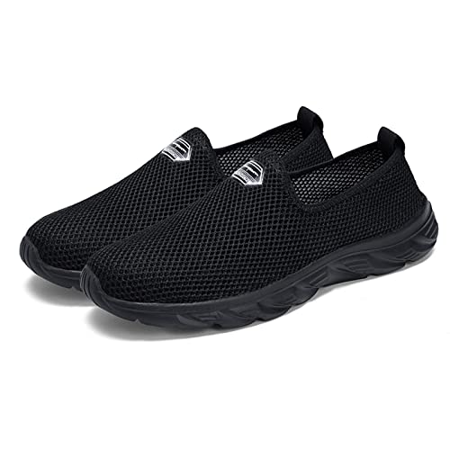 LCpddajlspig Herren Sportschuhe Schwarz Wasserdicht Atmungsaktive Halbschuhe Leichte Running Schuhe Turnschuhe Tennisschuhe Neutral Joggingschuhe Sneaker Freizeitschuhe Breit Wanderschuhe Laufschuhe von LCpddajlspig