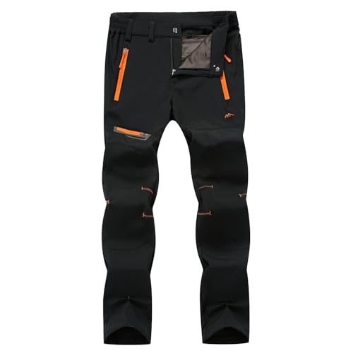 LCpddajlspig Herren Wanderhose Wasserdicht Softshellhose Outdoorhose Winddicht Warm Gefüttert Skihose Snowboardhose Winter Trekkinghose von LCpddajlspig