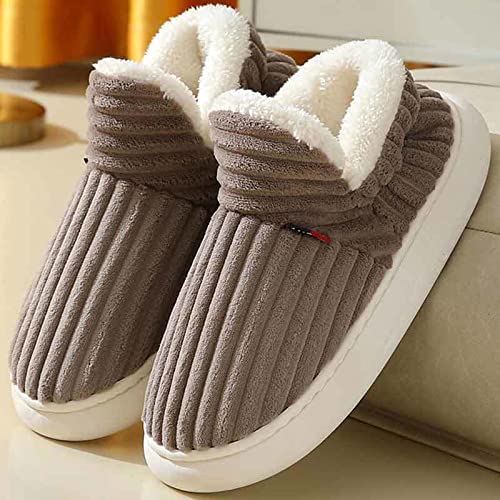 LCpddajlspig Pluffi, Gipfelfreund Hausschuhe, Hausschuhe Flauschig Herren Damen, Plüsch Pantoffeln Fluffy Slippers Kuschelige Filz Gefütterte Rutschfeste von LCpddajlspig